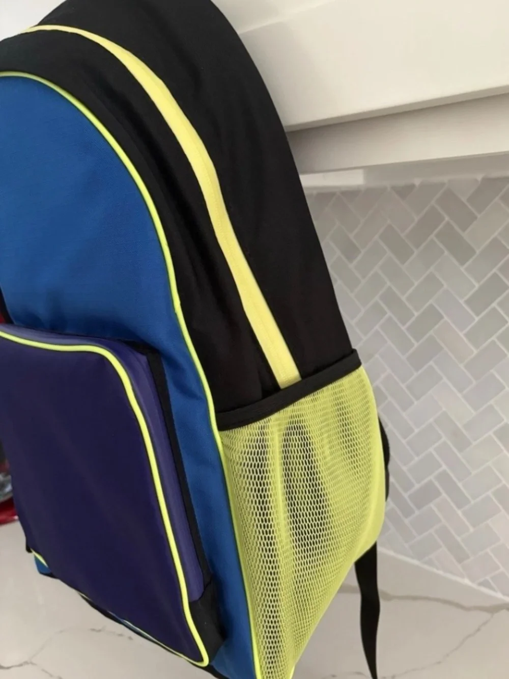Zara Kids Colorblocked Backpack For School NWT
